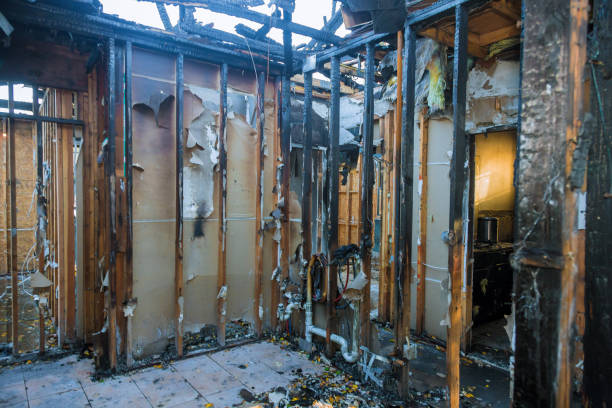 Professional Emergency Fire Cleanup technician working in Florence, TX